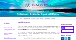 Desktop Screenshot of esencialidad.org