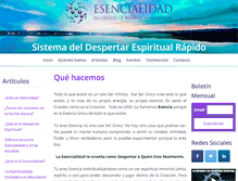 Tablet Screenshot of esencialidad.org